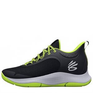 NEW UNDER ARMOUR unisex curry shoes in black green